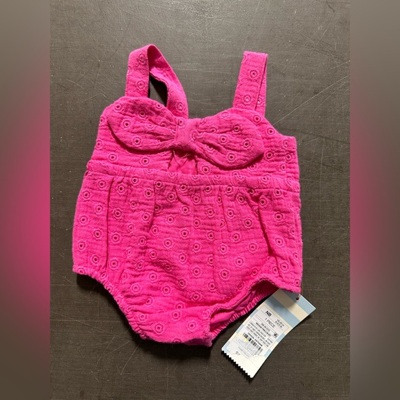 Carter's and Cat n Jack Pink and Blue Matching Sets with Ruffles and Bows - Picture 4 of 7